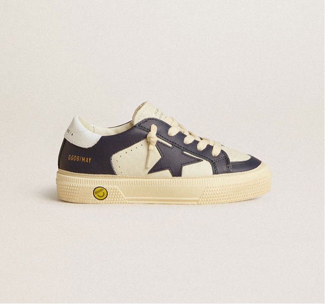 Golden Goose White Navy Star Sneaker