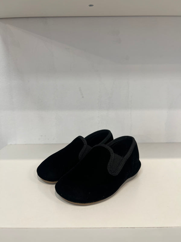 Pepe Black Velvet Smoking Slipper