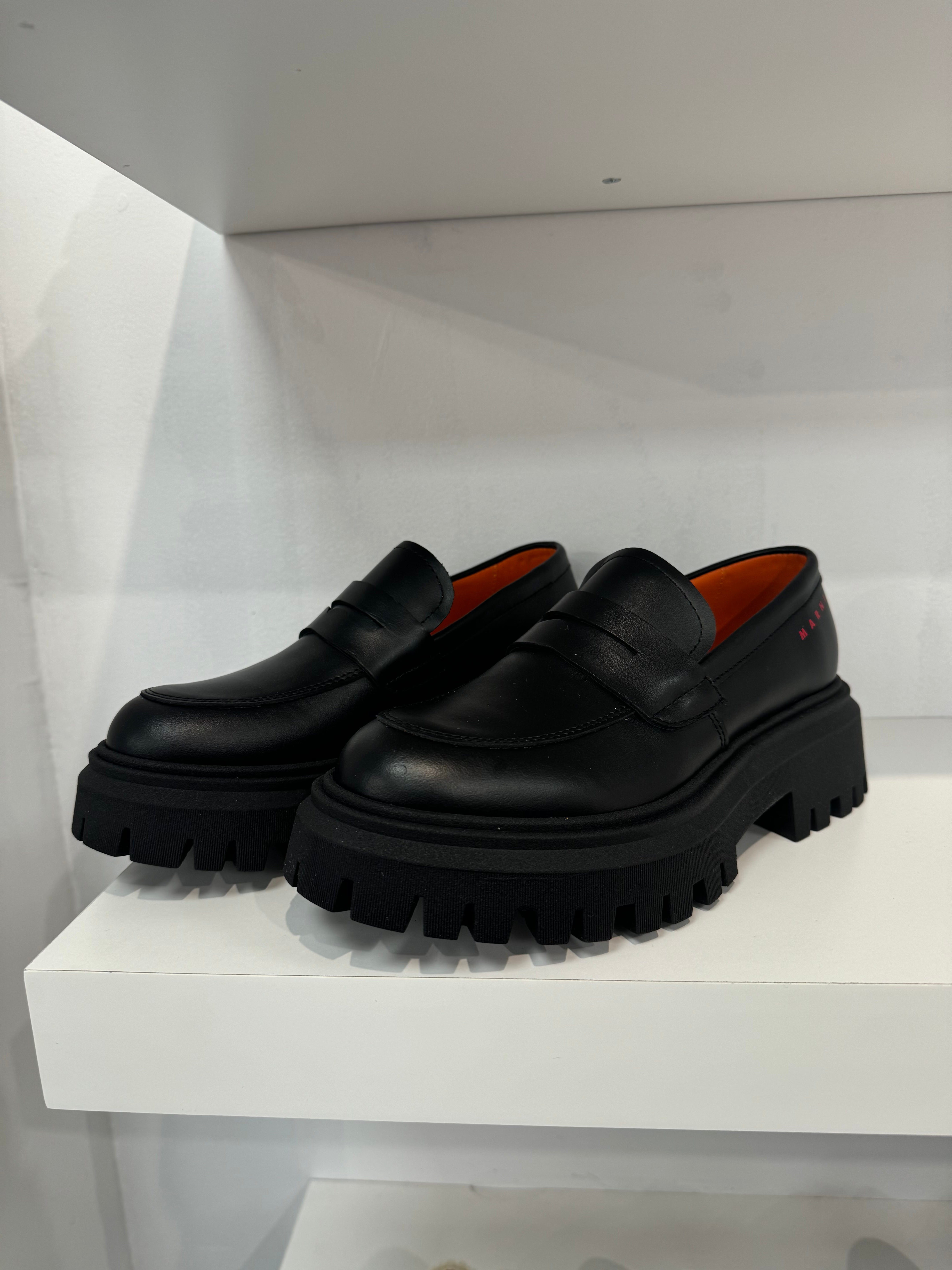 Marni Black Chunky Loafer