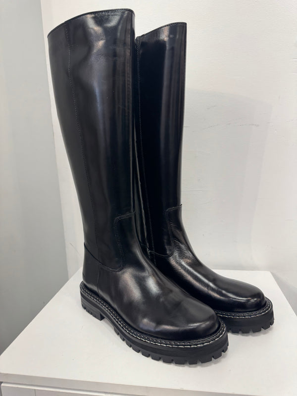 Angulus Black Tall Boot