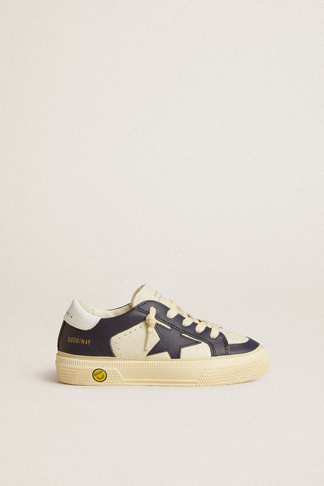 Golden Goose White Navy Star Sneaker