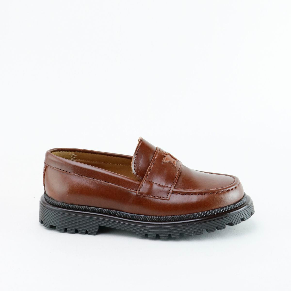 Papanatas Brown Star Chunky Loafer