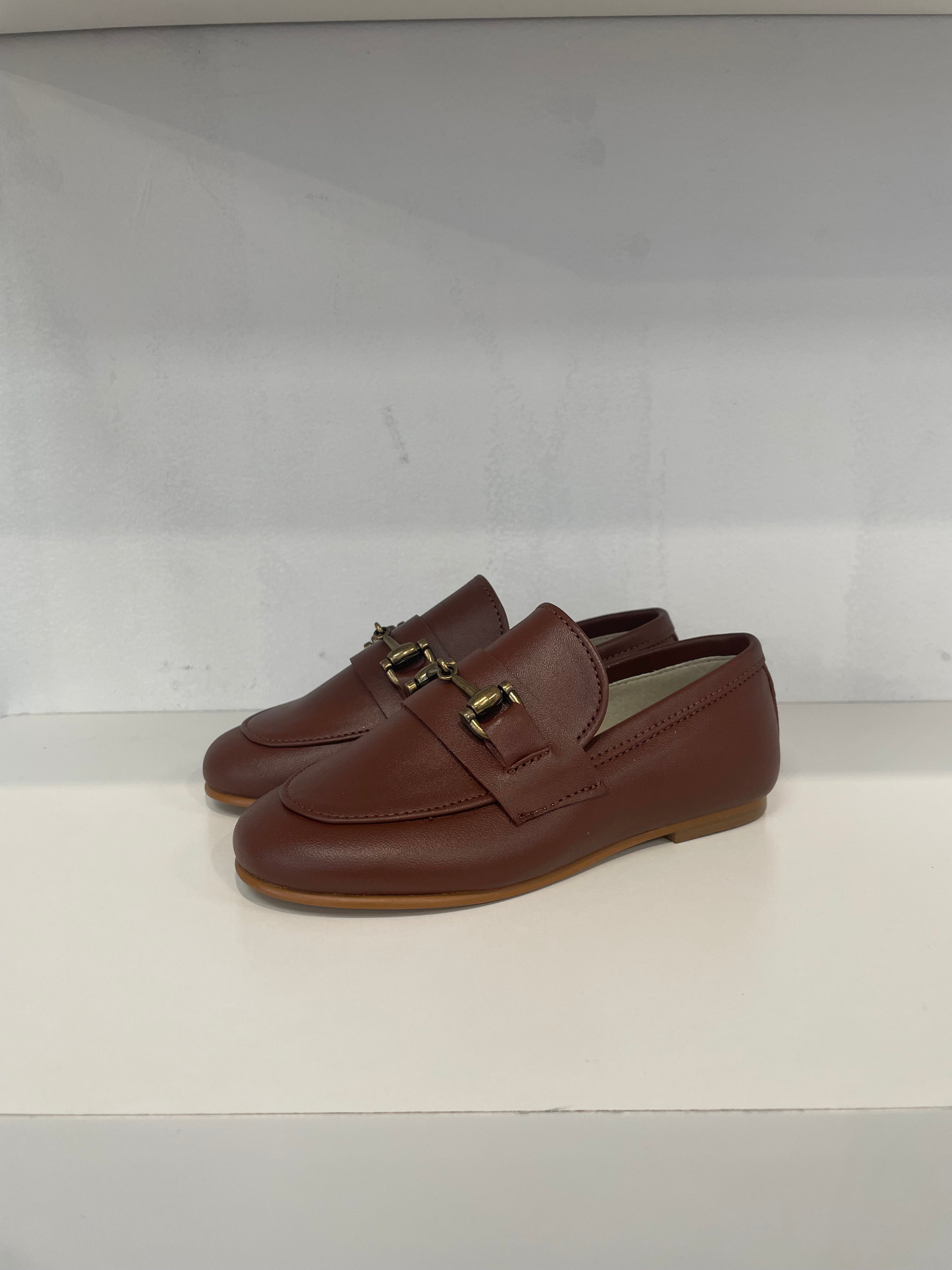 Sonatina Brown Chain Loafer