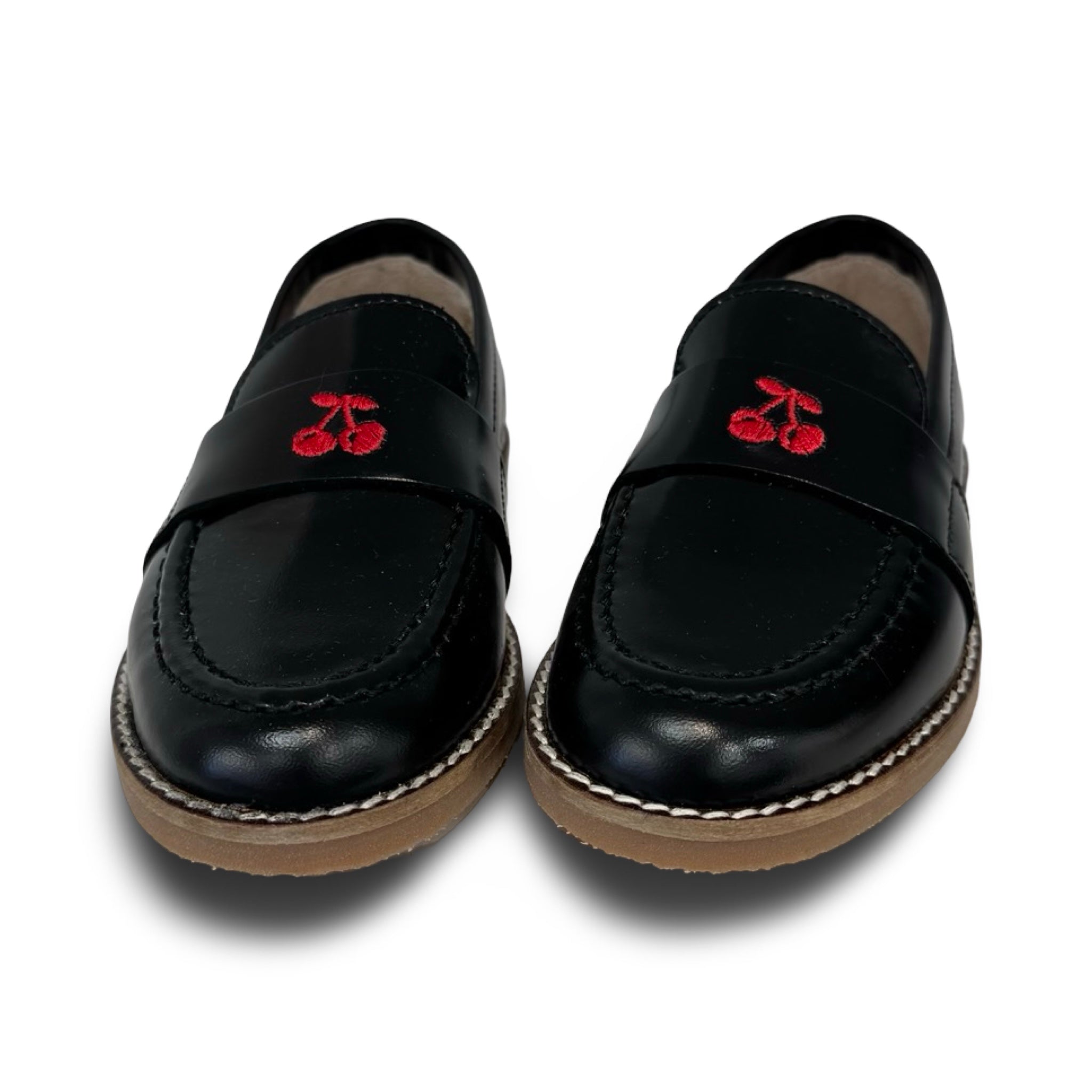 Don Louis Black Cherry Embroidery Laofer