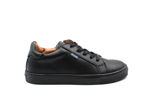 Atlanta Black Classic Sneaker with Zipper