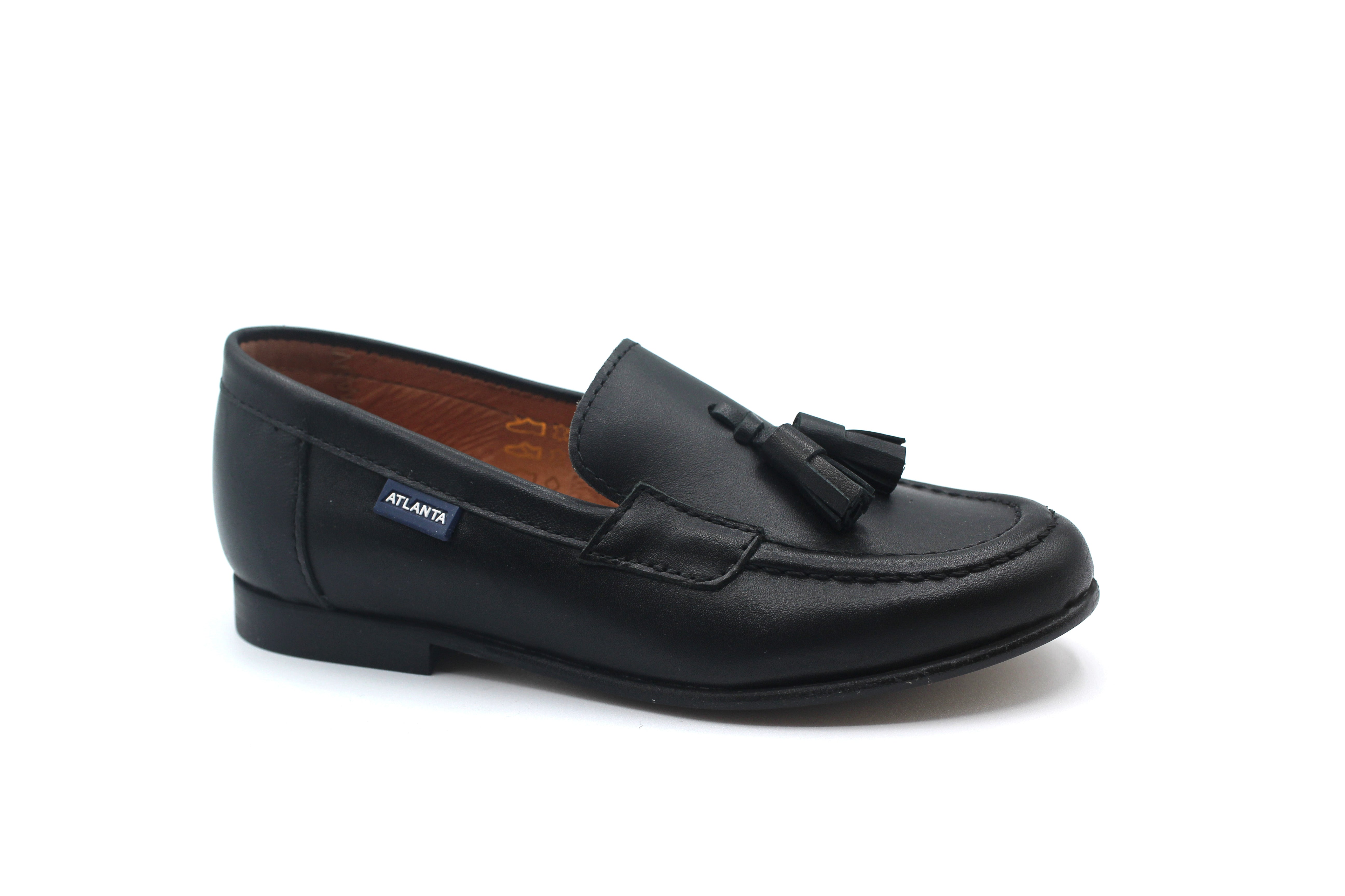 Atlanta Black Tassel Dress Loafer