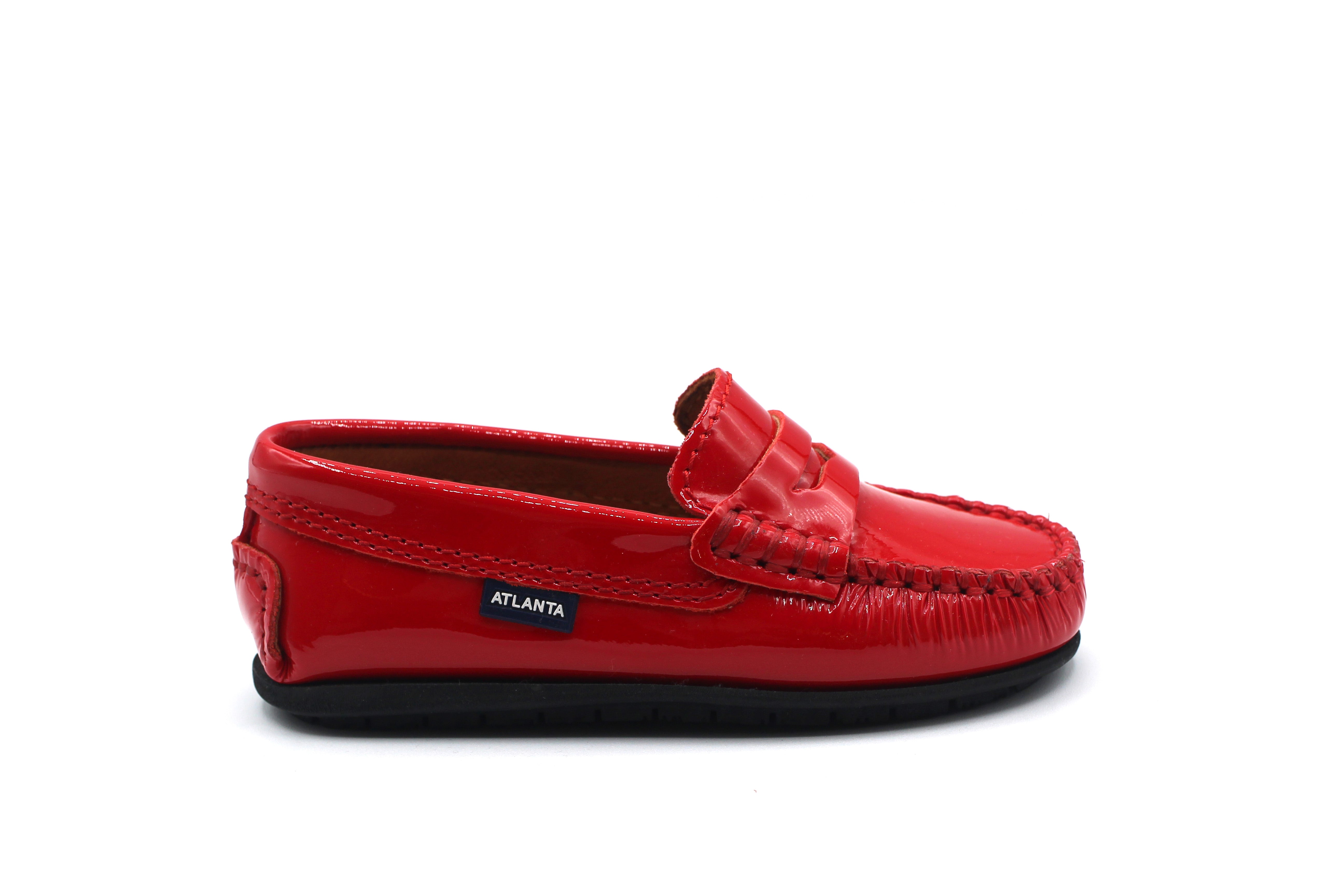 Atlanta Red Patent Penny Loafer