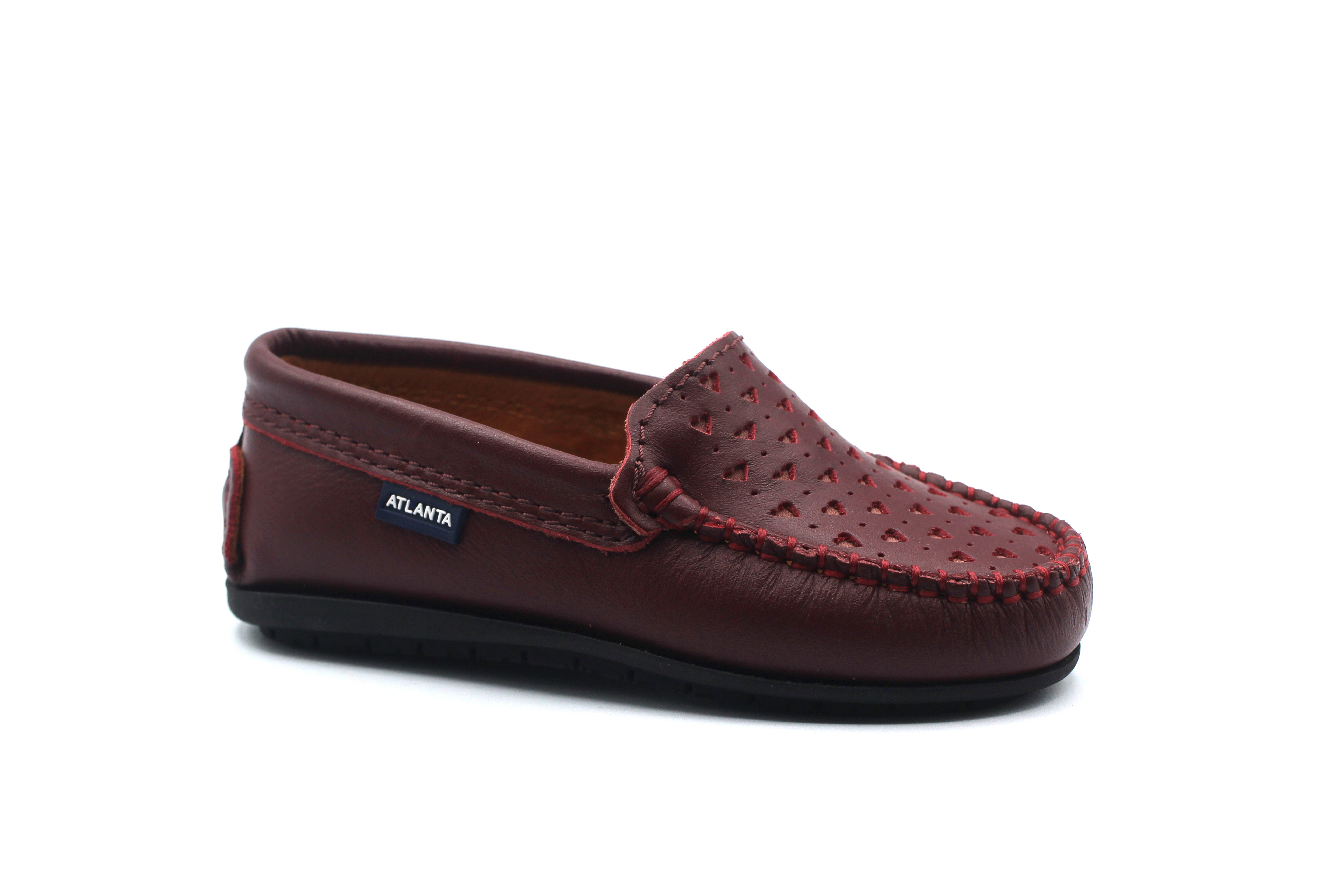 Atlanta Burgundy Heart Loafer