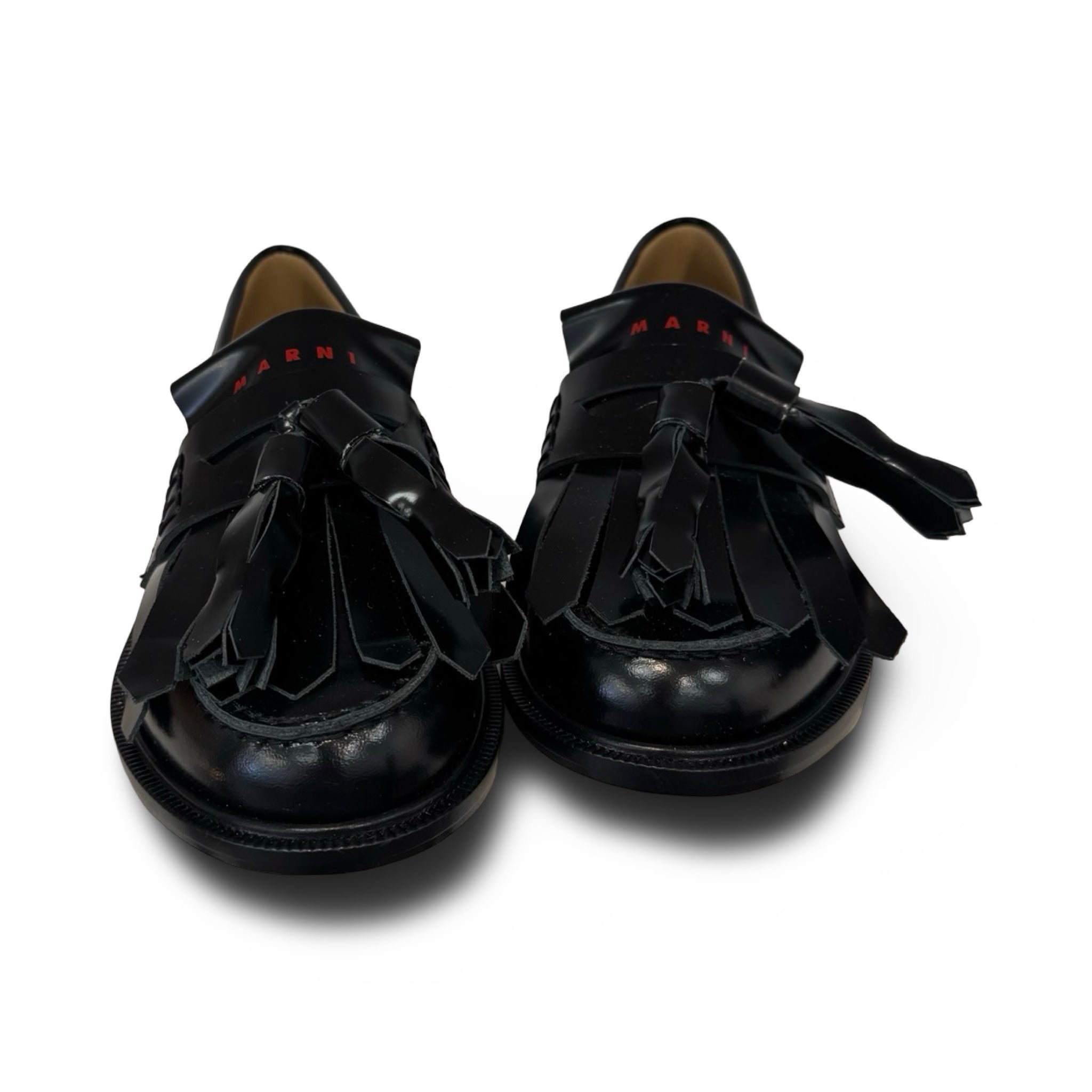 MARNI Black Fringe Loafer
