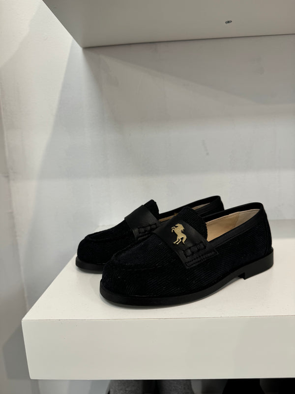 LMDI Black Corduory Covelo Loafer