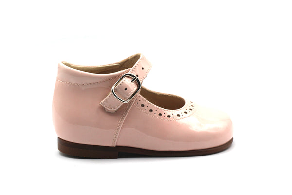 Beberlis Baby Soft Pink Patent Buckle Mary Jane