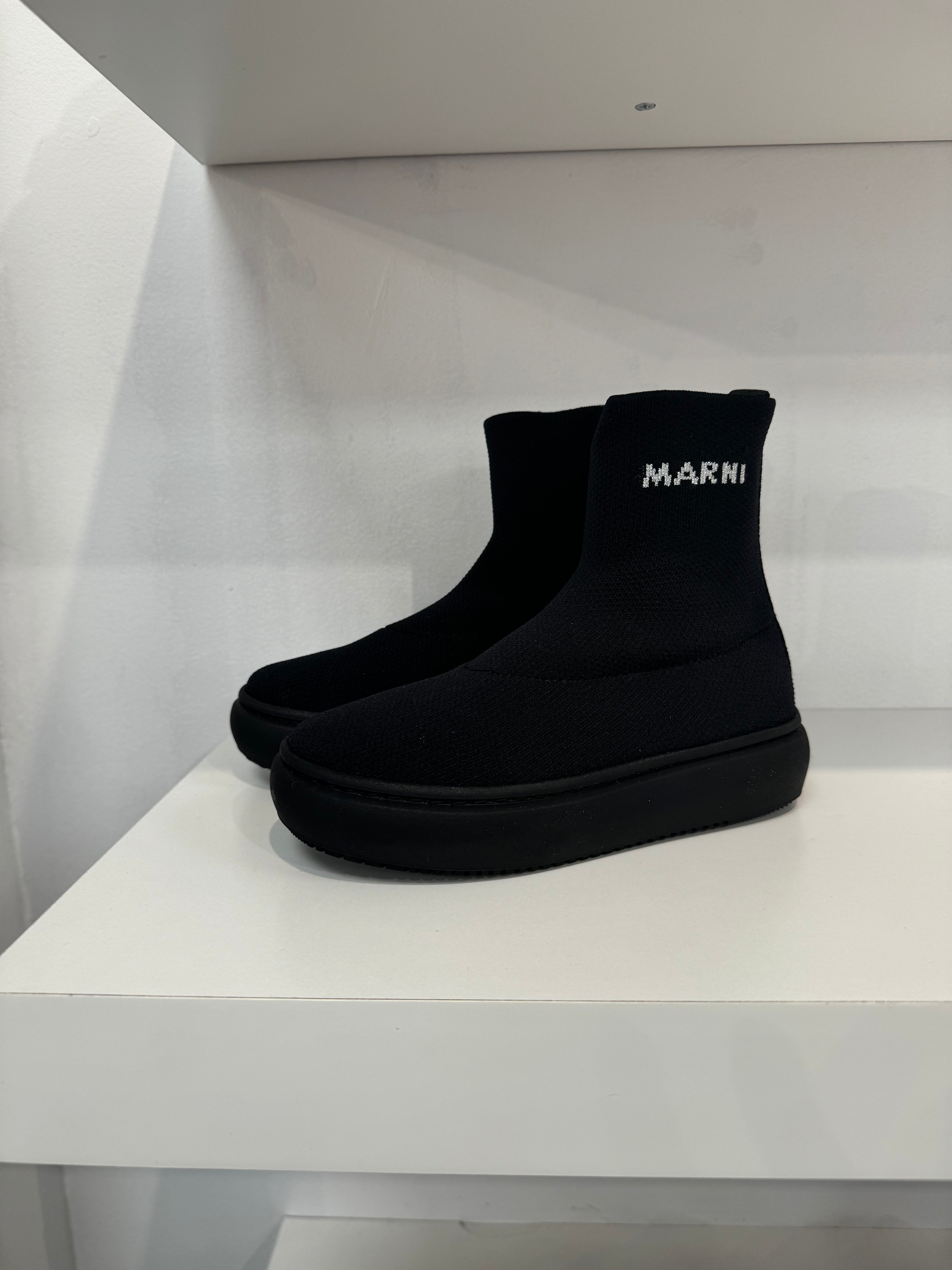 Marni Black Sock Bootie