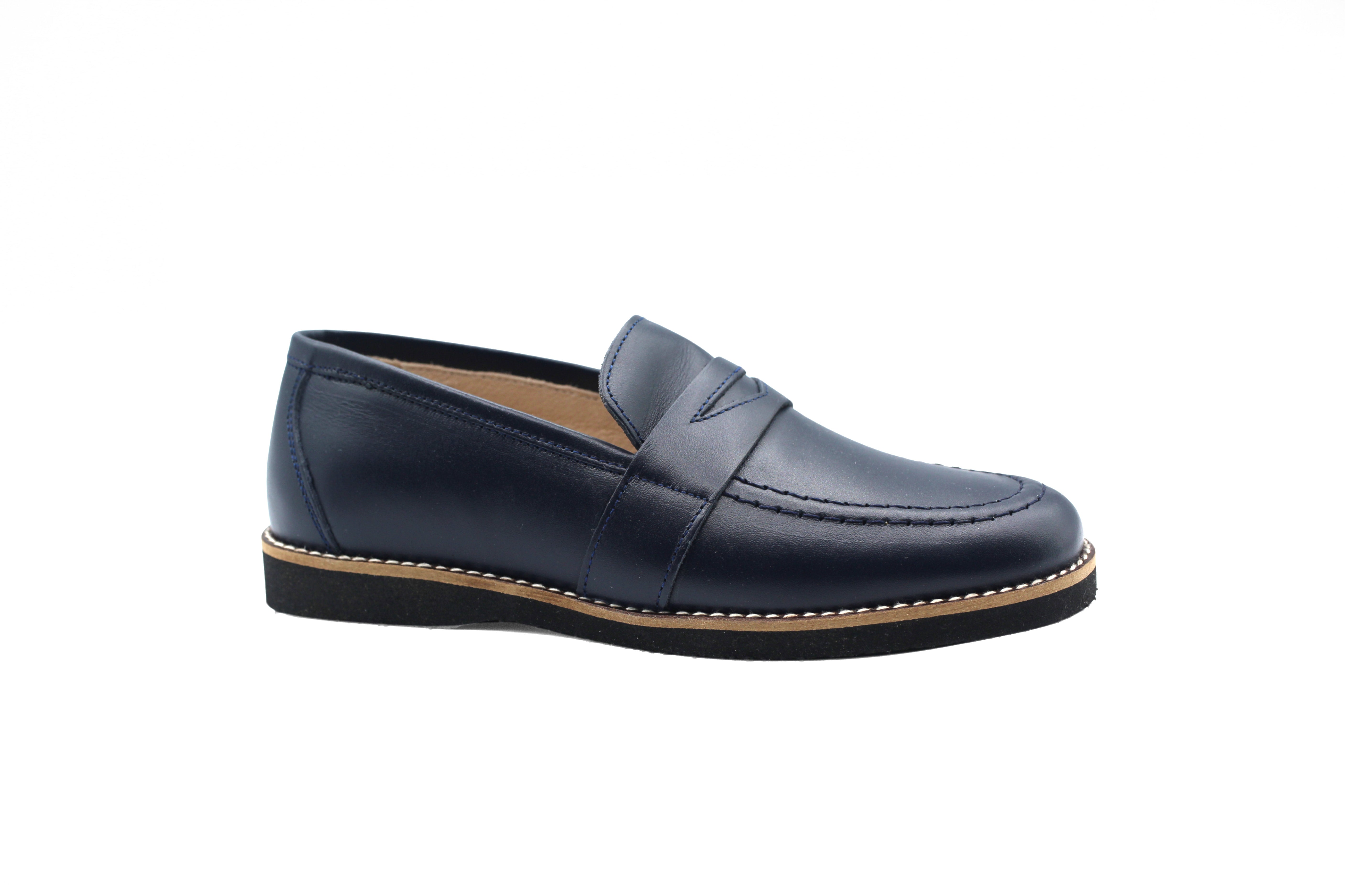 Gravitas Navy Penny Loafer