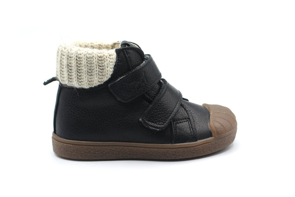 Emel Black Velcro Sock Bootie