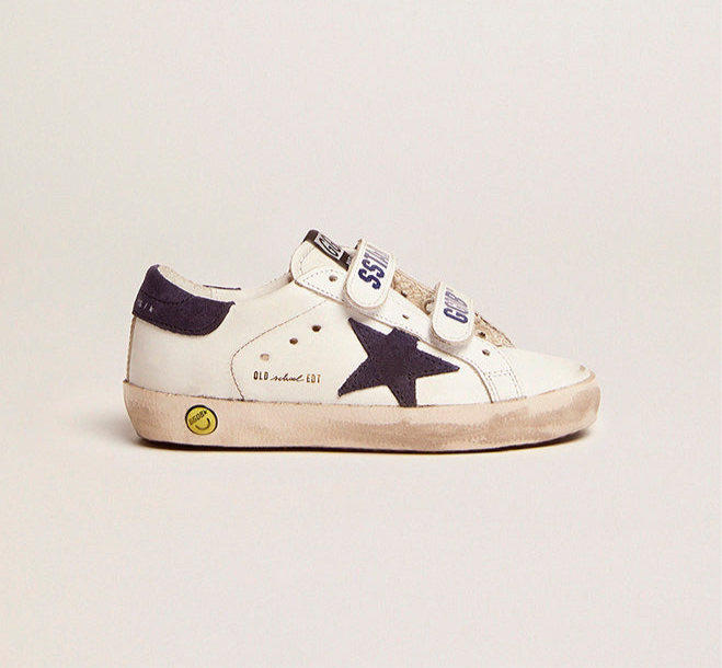 Golden Goose Blue Star Velcro Sneaker