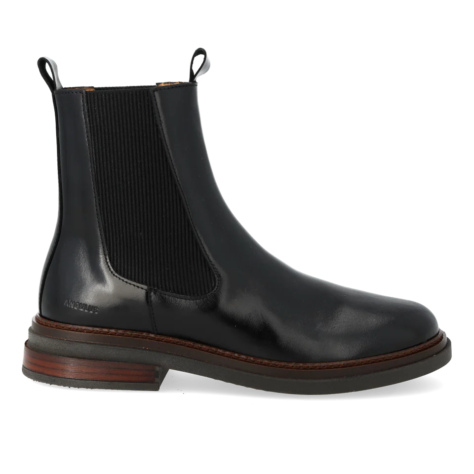 Angulus Black Boot with elastic