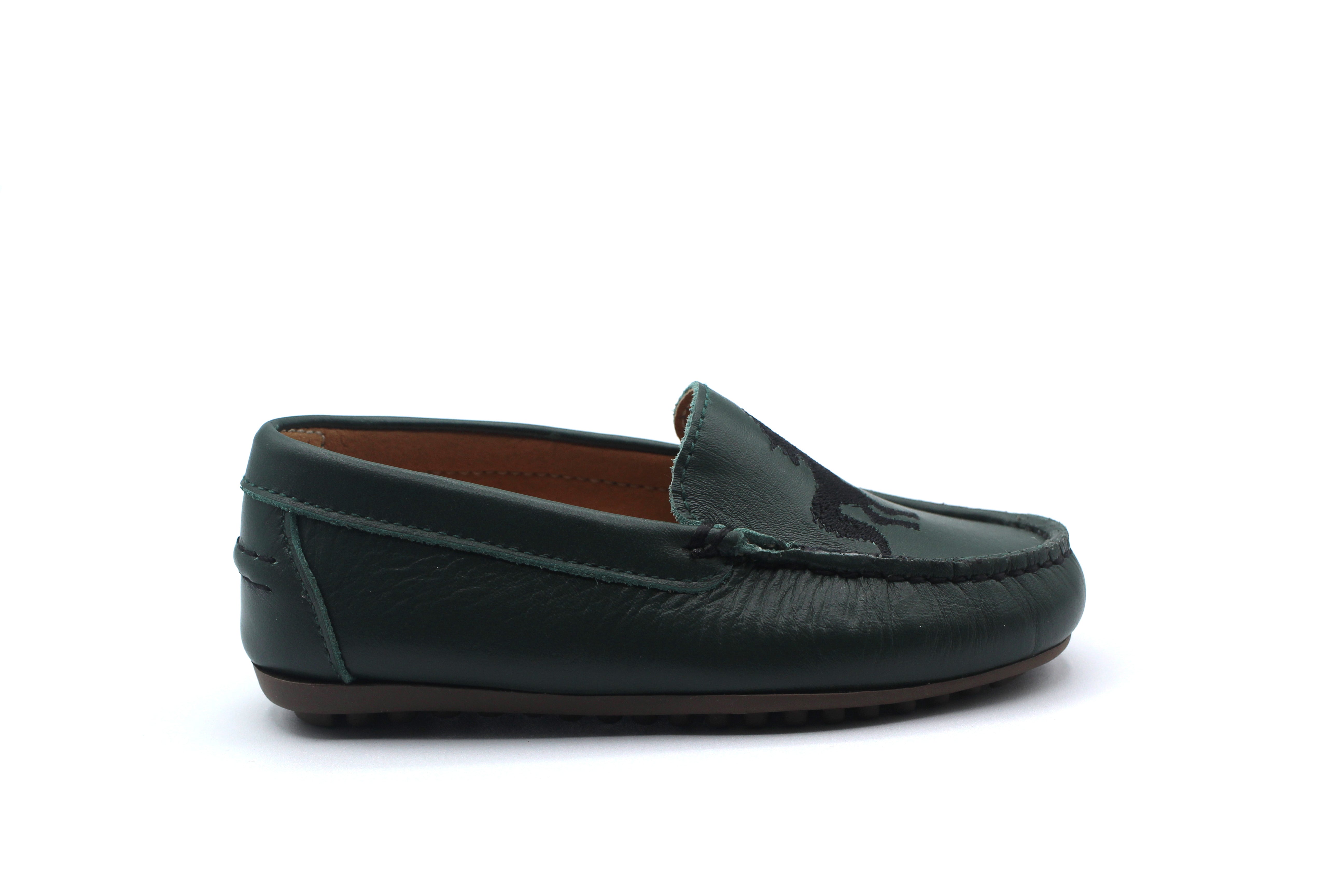 LMDI Forest Green Horse Loafer