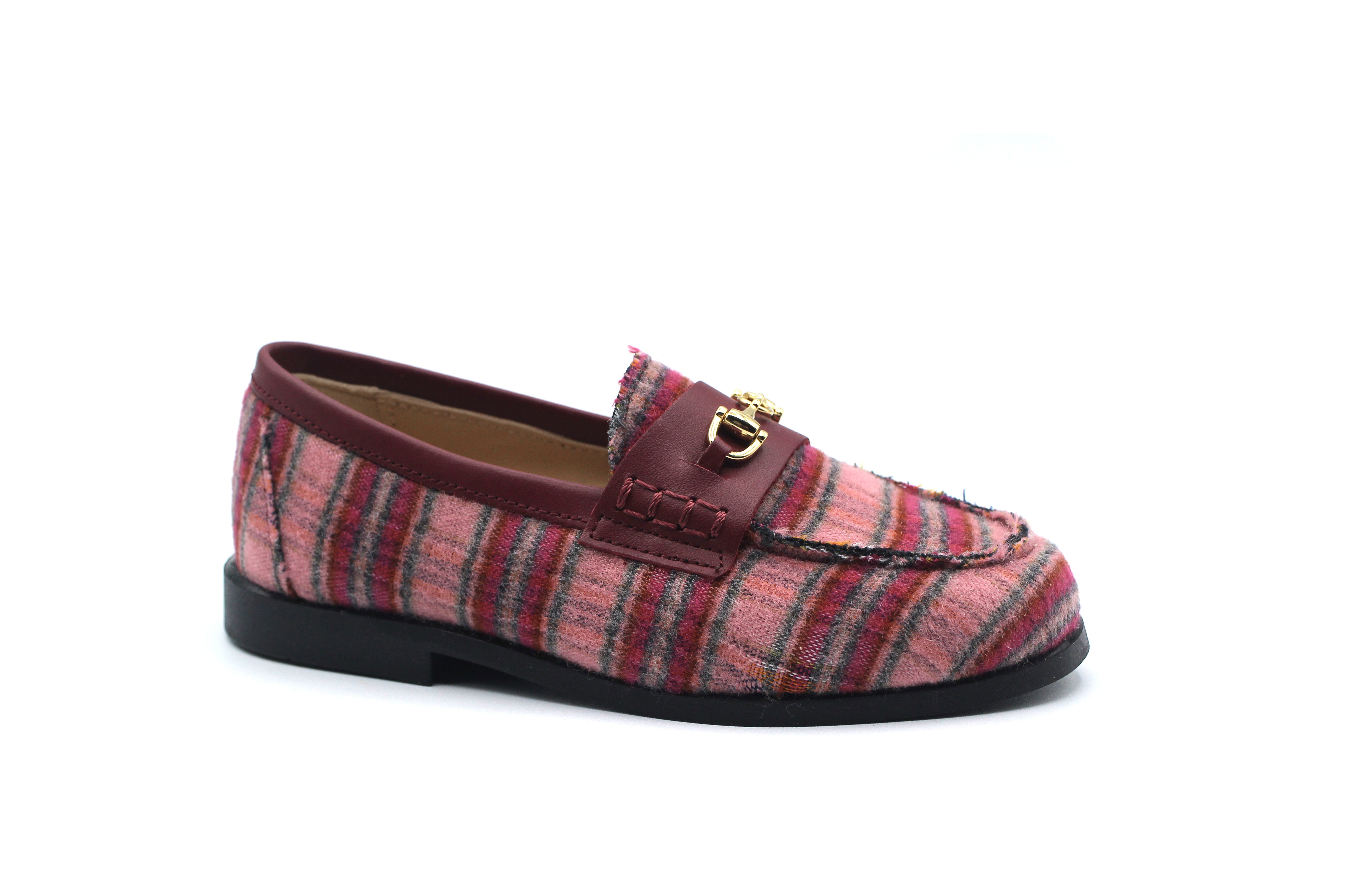 LMDI Pink Plaid Loafer