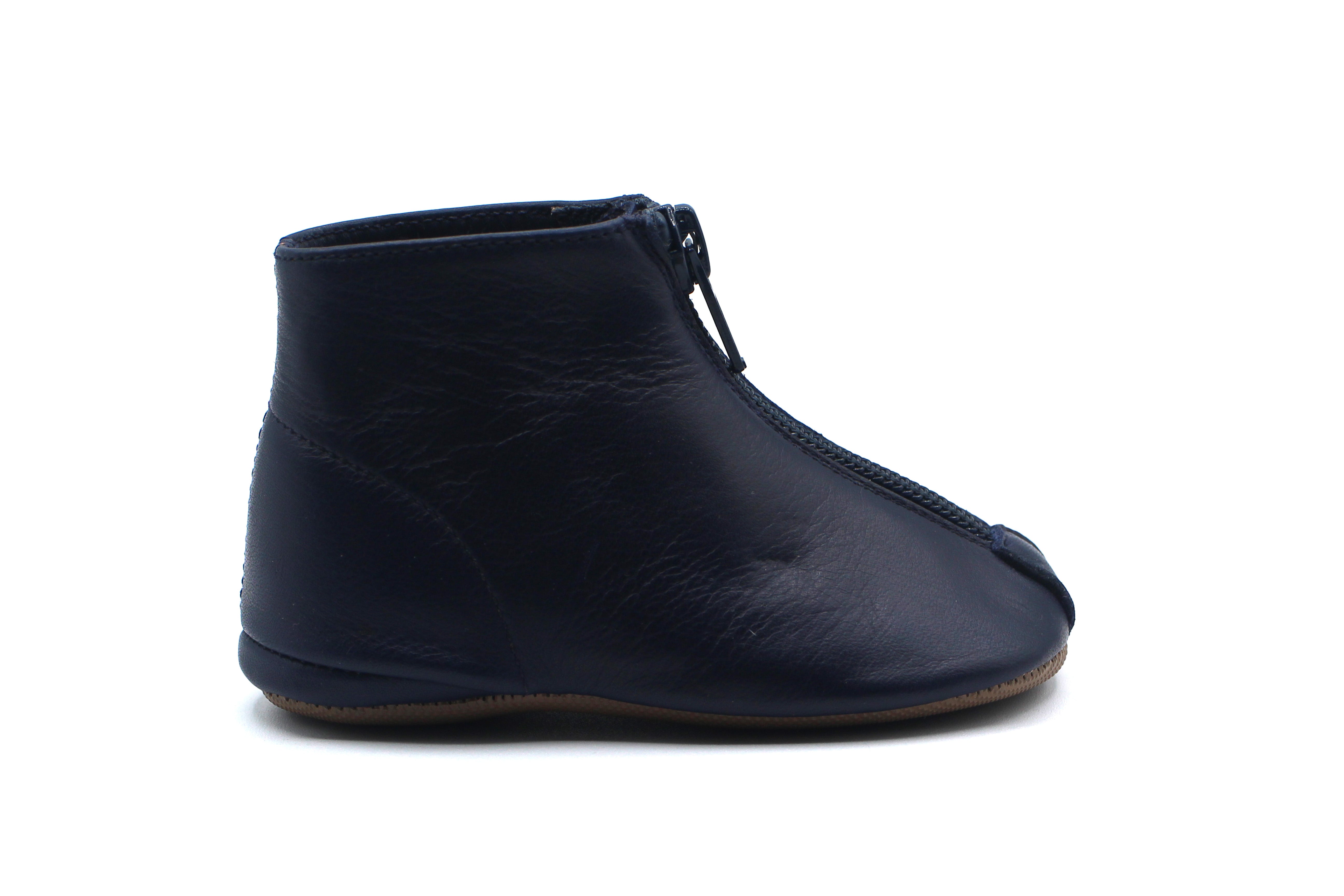 Pepe Navy Zipper Bootie