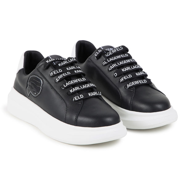 Karl Lagerfeld Black Lace Sneaker