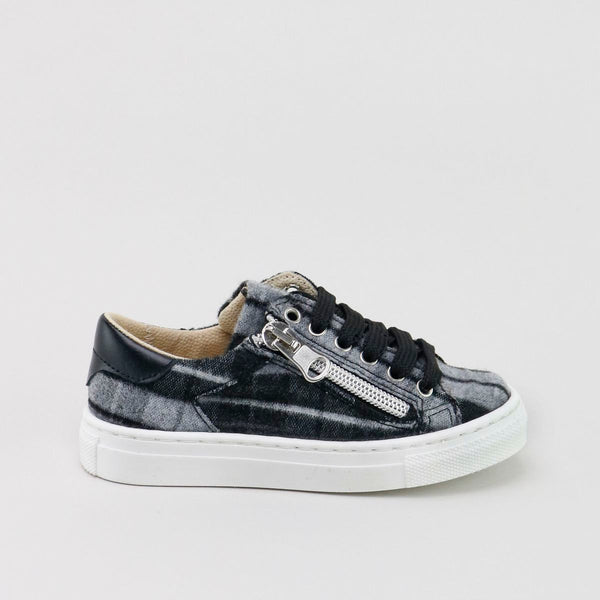 Papanatas Plaid Zipper Sneaker