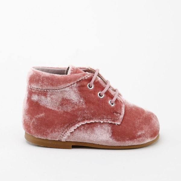 Papanatas Rose Velvet Baby Bootie