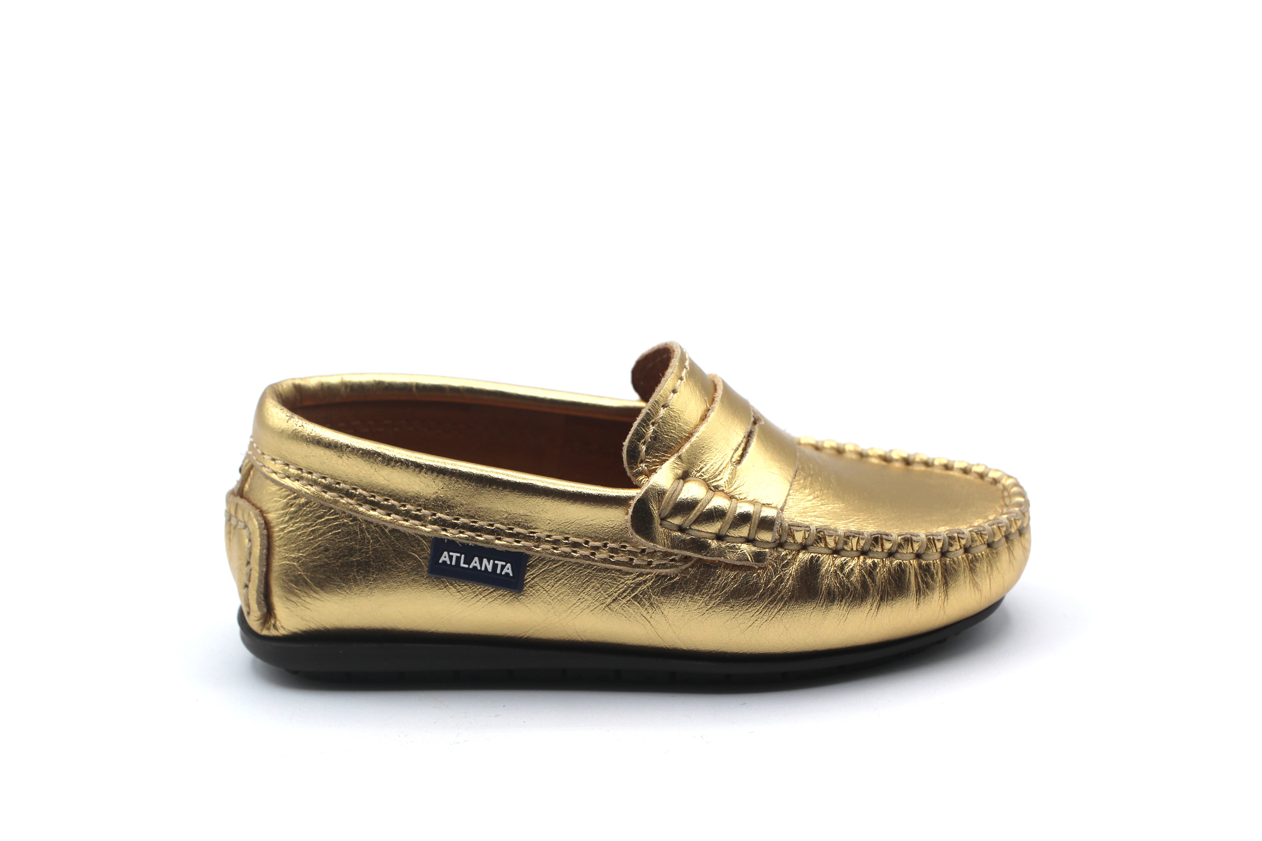 Atlanta Gold Penny Loafer