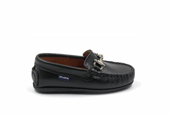 Atlanta Black Buckle Loafer