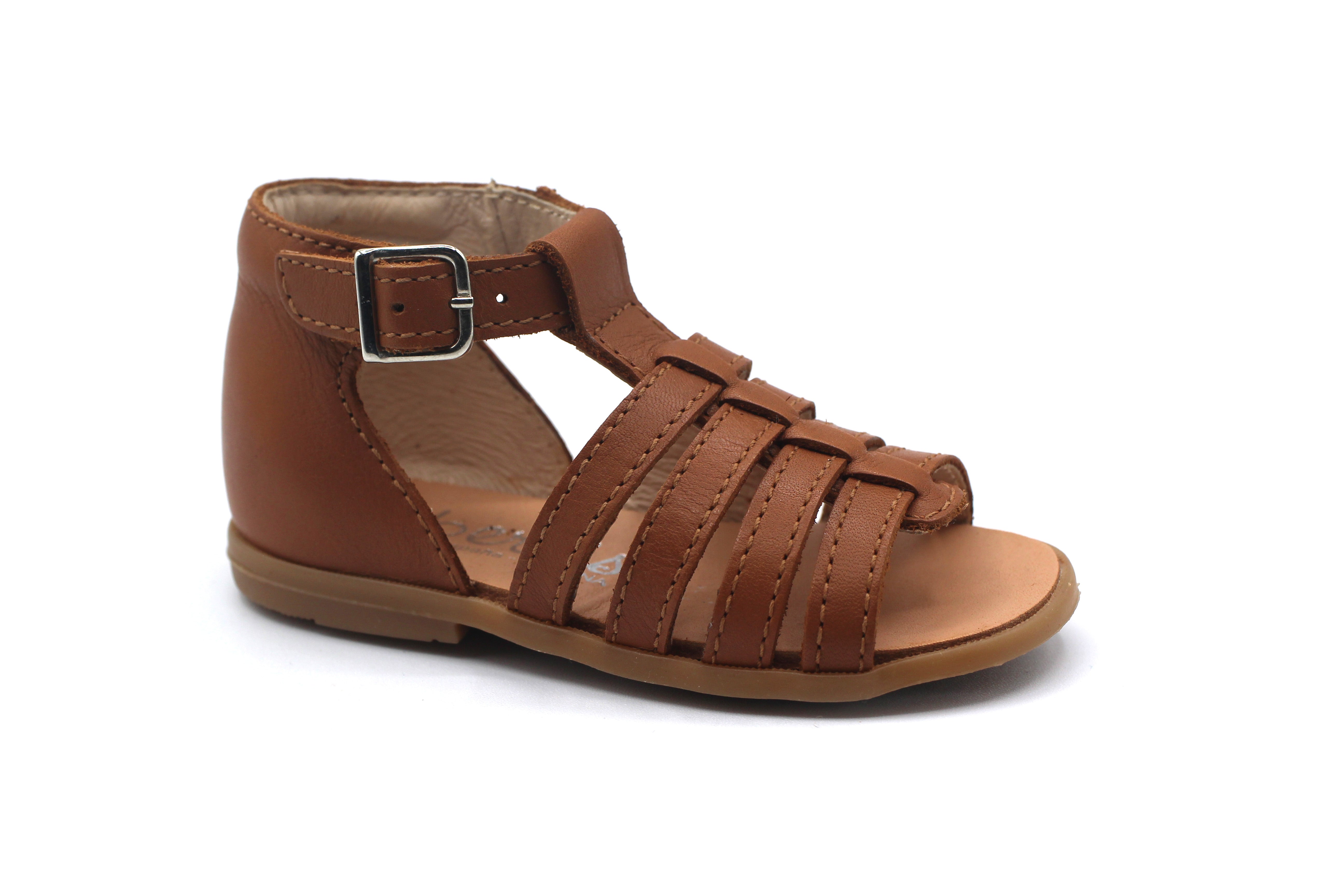 Beberlis Camel Gladiator Sandal