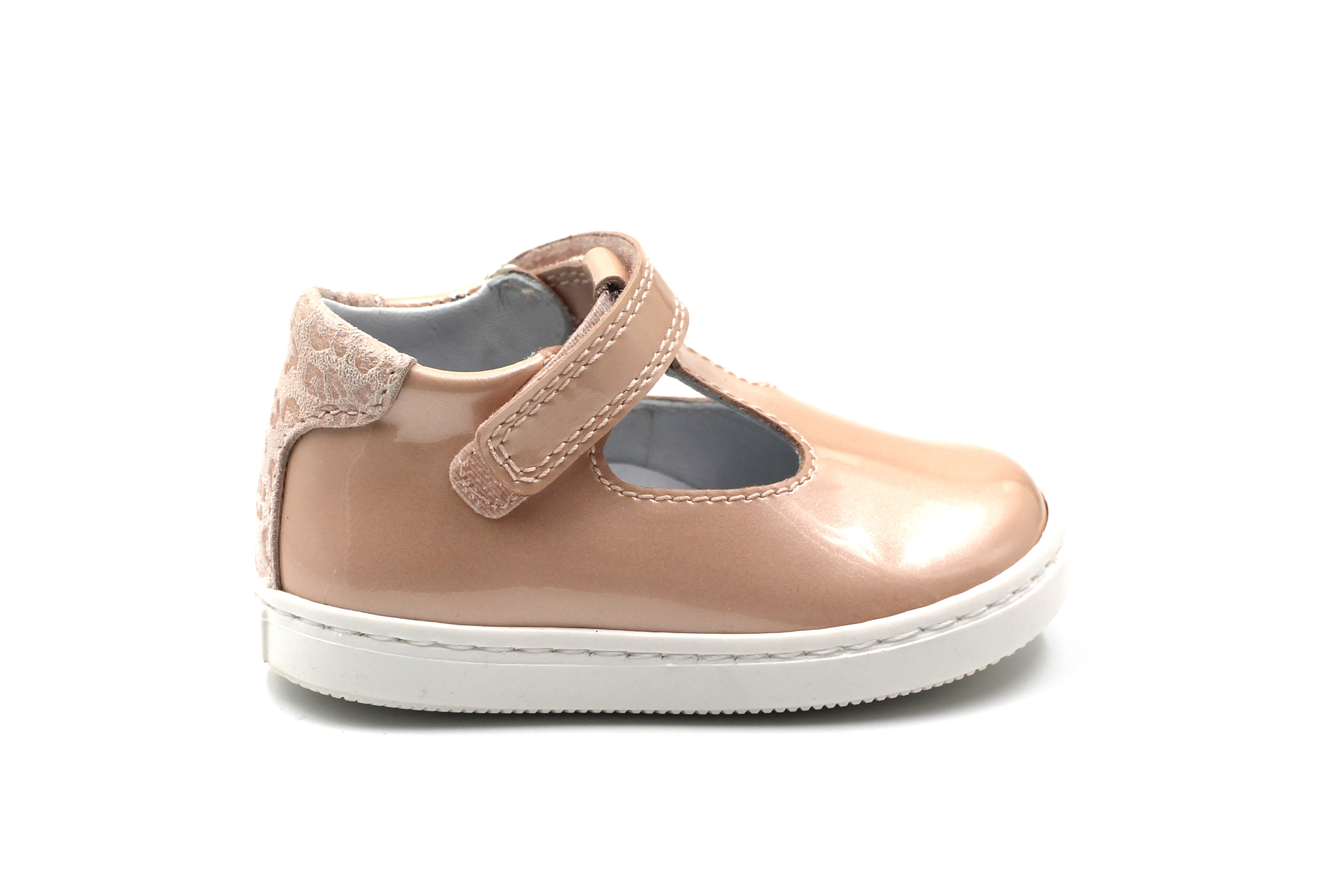 Beberlis Nude Baby T-strap Sneaker