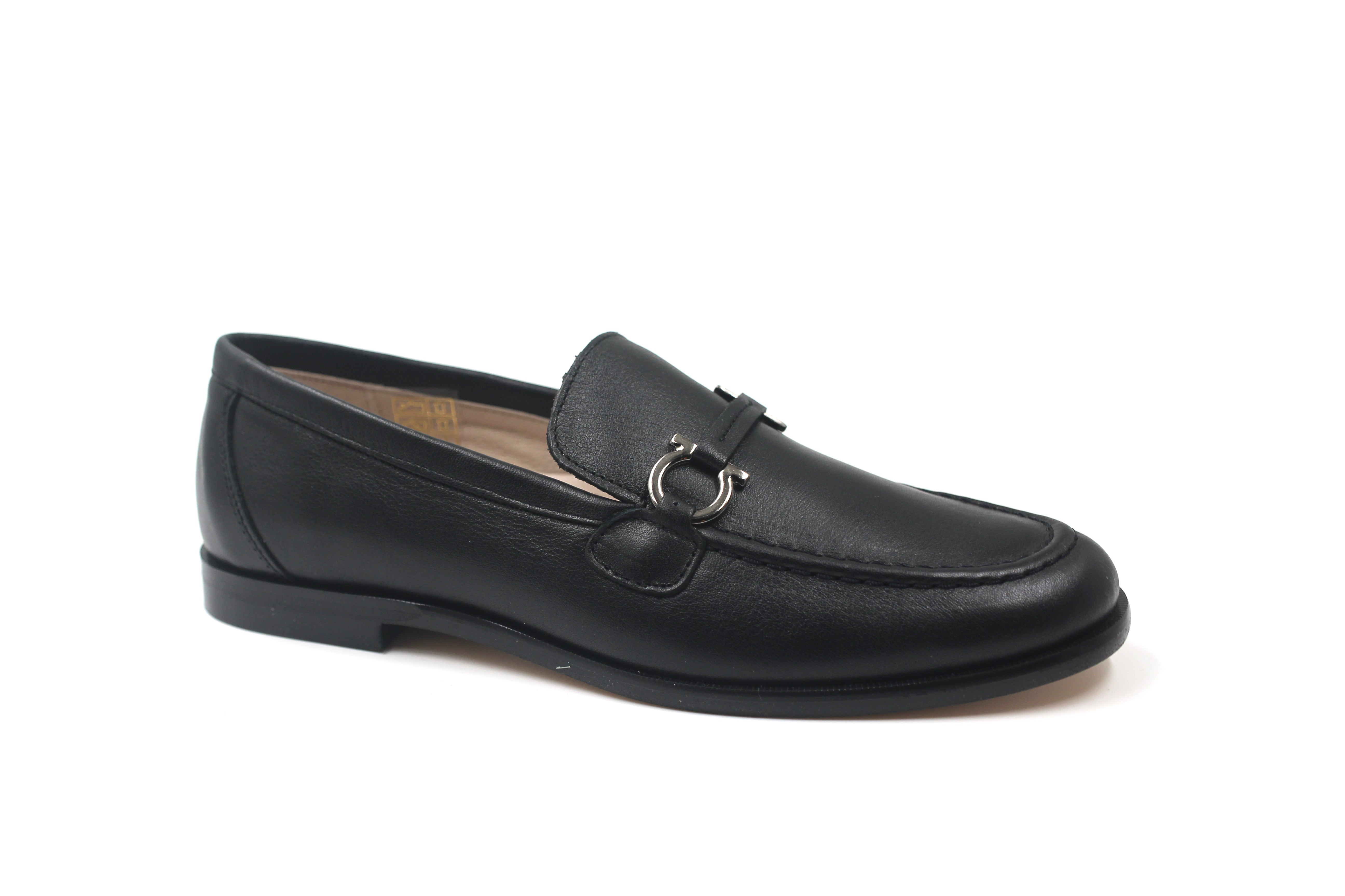 Gravitas Black Leather Loafer