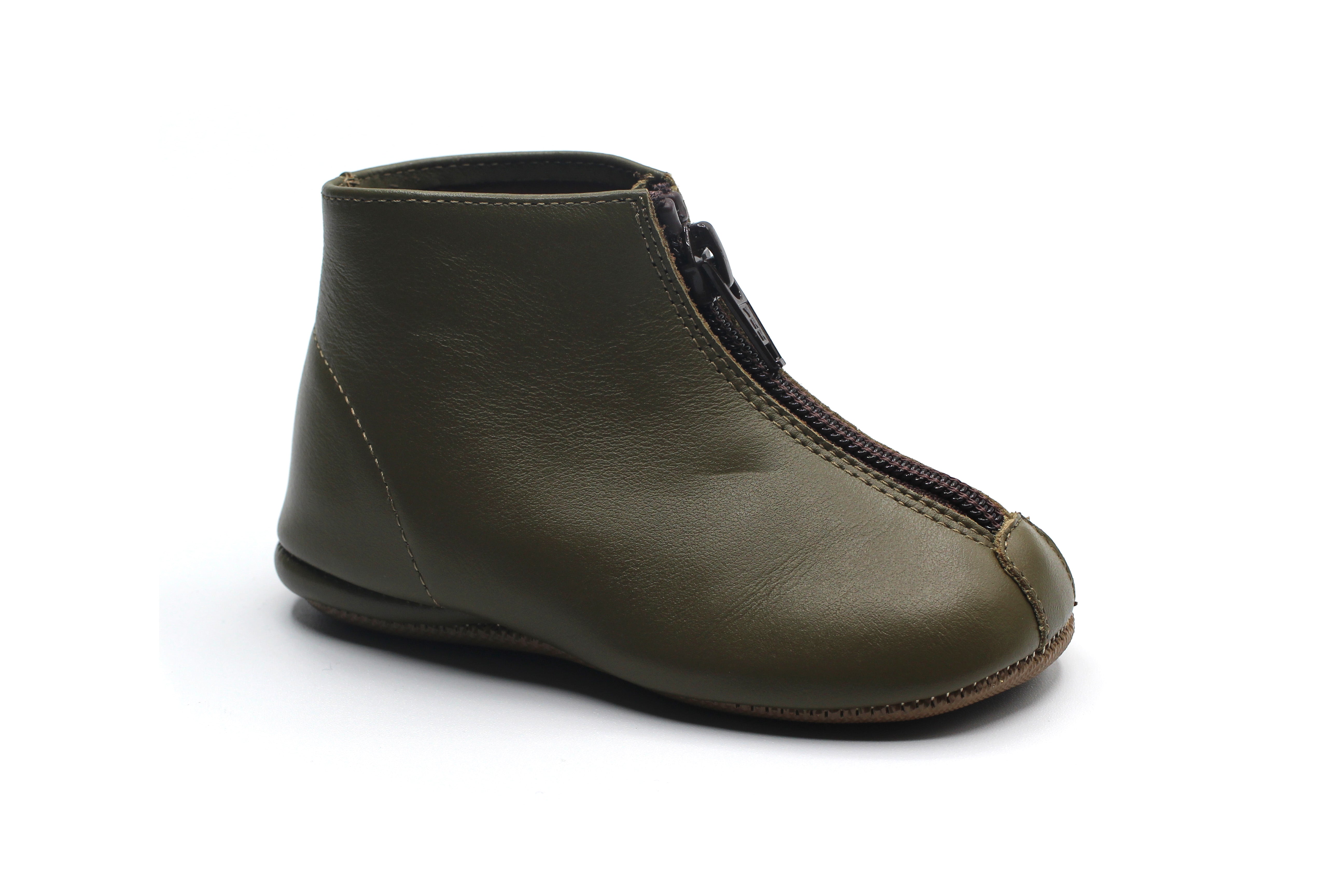 Pepe Hunter Green Zipper Bootie