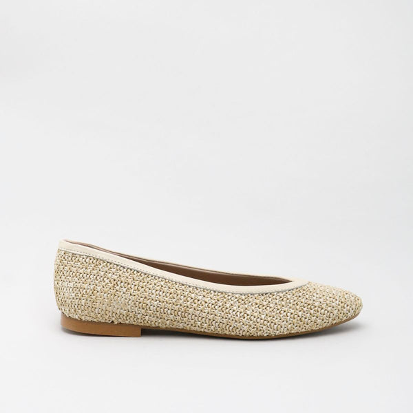 Papanatas Rafia Natural Pointed Flat