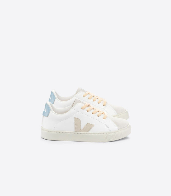 Veja White Blue and Orange Sneaker