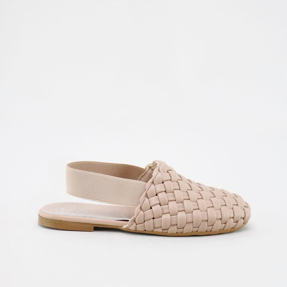 Papanatas Nude Weave Sling Back